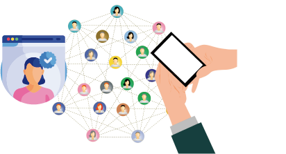 Redes Sociales icono cabecera web
